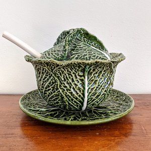 Portuguese Cabbage Soup Tureen 4-piece Set with Ladle Jay Willfred